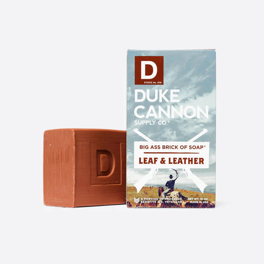 Duke Cannon Leaf & Leather Soap Bar