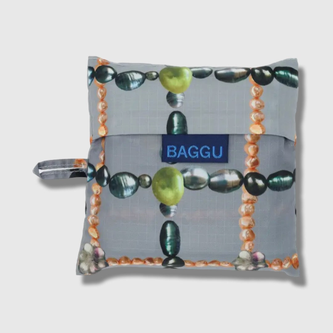 Baggu Beaded Plaid Standard Bag