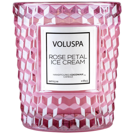 Voluspa Rose Petal Ice Cream Candle