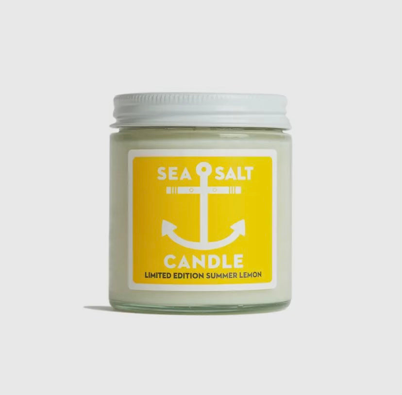 Sea Salt Lemon Candle Cutie