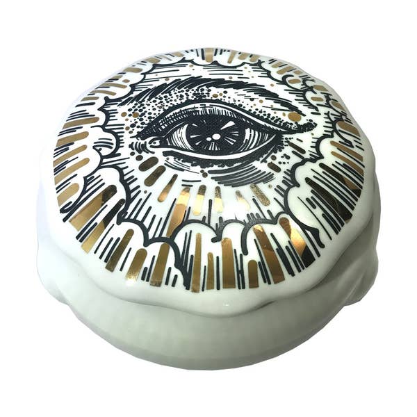 Mystic Eye Ceramic Box