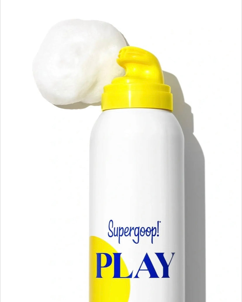 Supergoop PLAY Body Mousse SPF 50 with Blue Sea Kale
