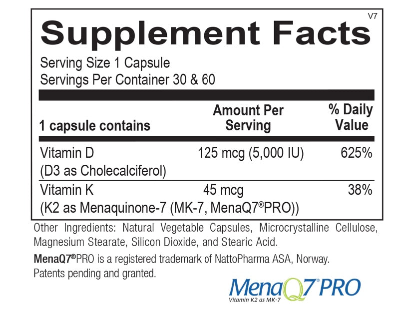 OMP Vitamin K2 with D3 30ct