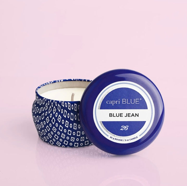 Capri Blue Mini Tin in Blue Jean