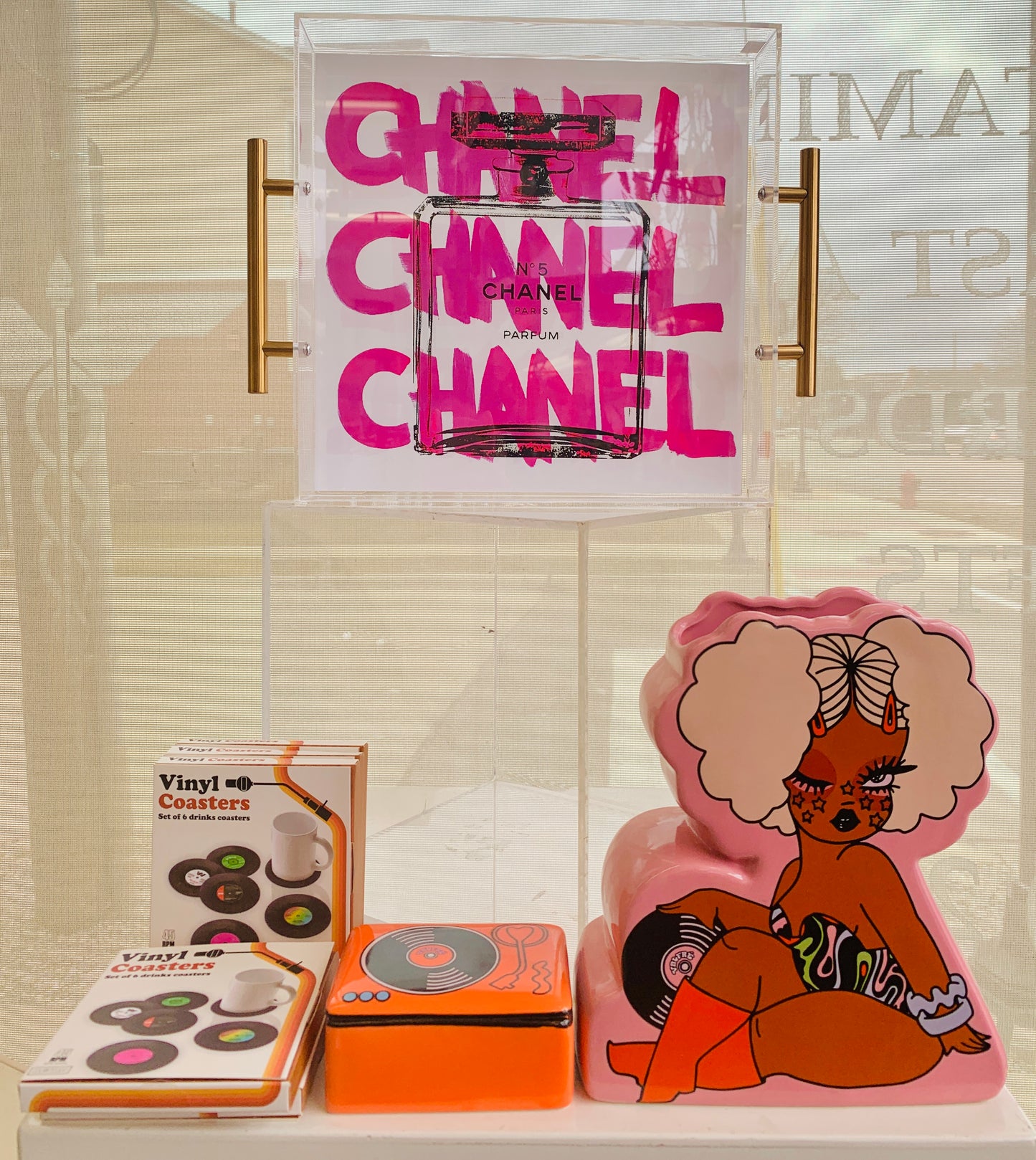 Chanel Acrylic Tray