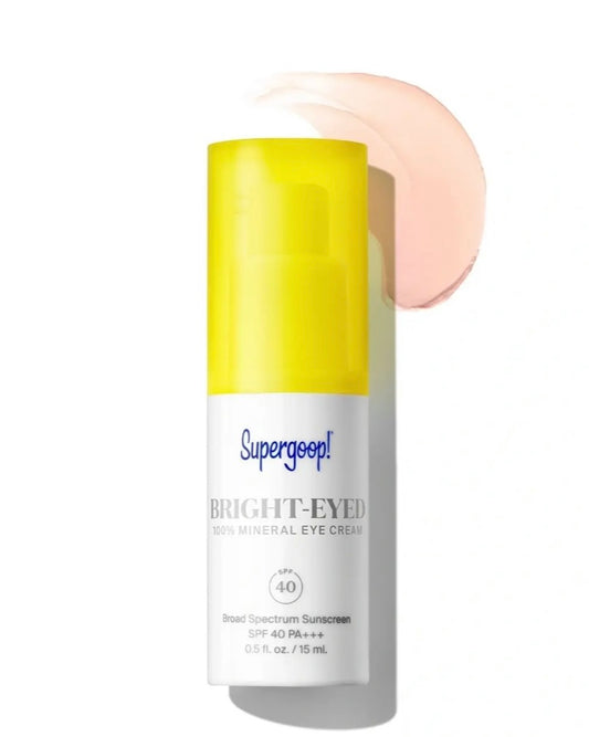 Supergoop Bright-Eyed 100% Mineral Eye Cream SPF 40
